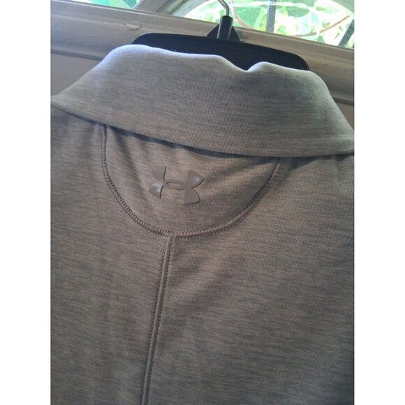 Sleeveless 5 Button Top Under Armour Heatgear Women's Gray XL 14 - Picture 5 of 8